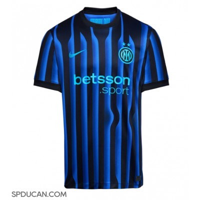 Muški Nogometni Dres Inter Milan Denzel Dumfries #2 Domaci 2025-26 Kratak Rukav Muški Nogometni Dres Inter Milan Denzel Dumfries #2 Domaci 2025-26 Kratak Rukav